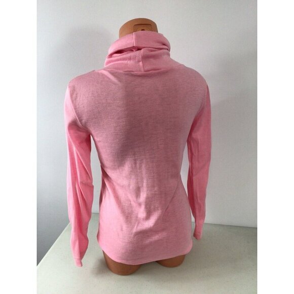 E.V. Ltd Vintage Pink Turtleneck Top Womens Small - Picture 5 of 5